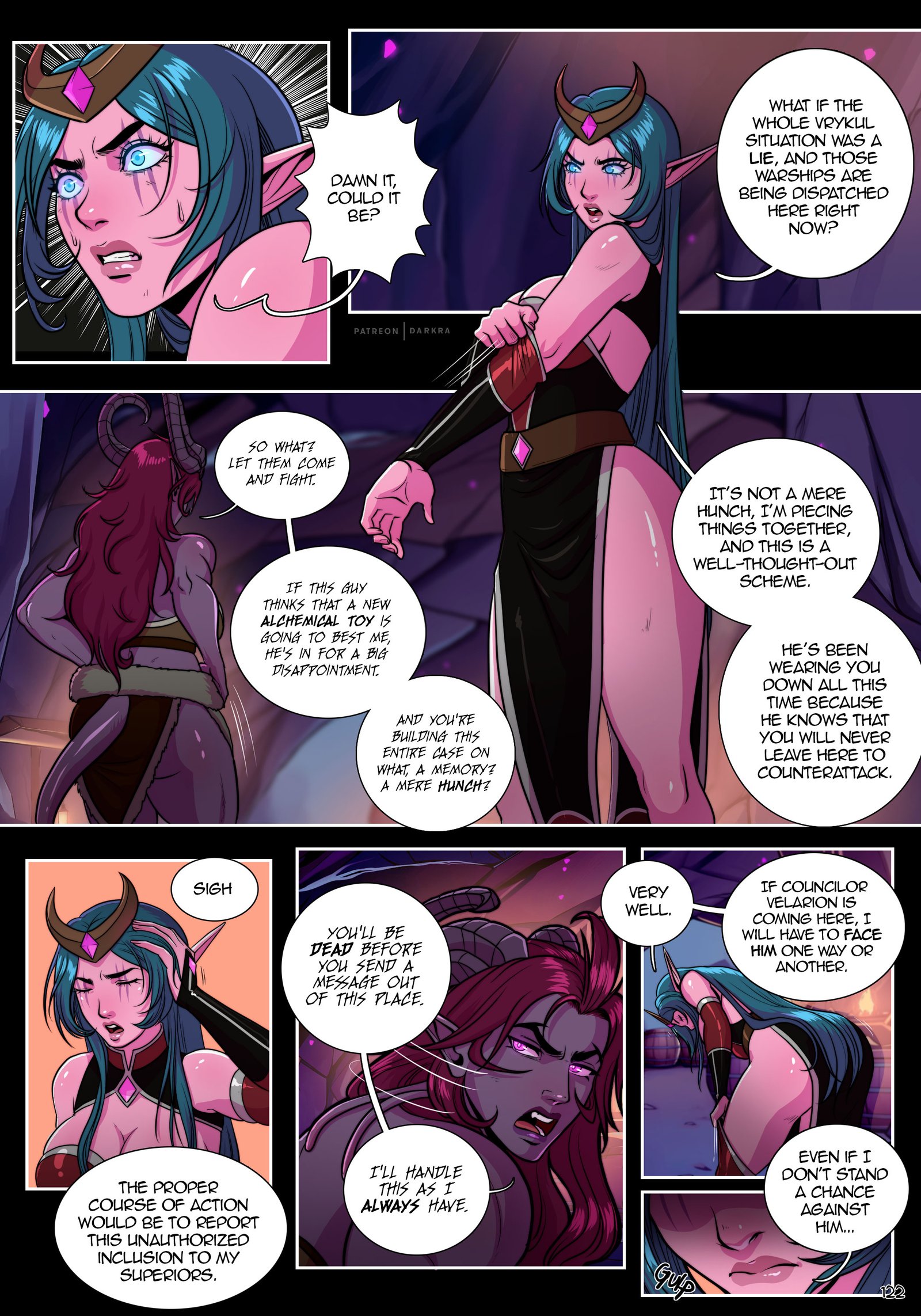 lulusa darkra mark of the wild zaira comic warcraft